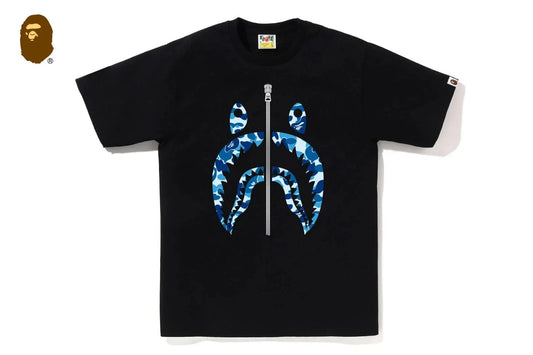 A Bathing Ape ABC Camo Shark Tee Black/Blue (NEW WITH TAGS AND BAG) Unisex T-shirt, Sweatshirt, Hoodie, Long Sleeve Tee - T-Shirt, Sweatshirt, Hoodie
