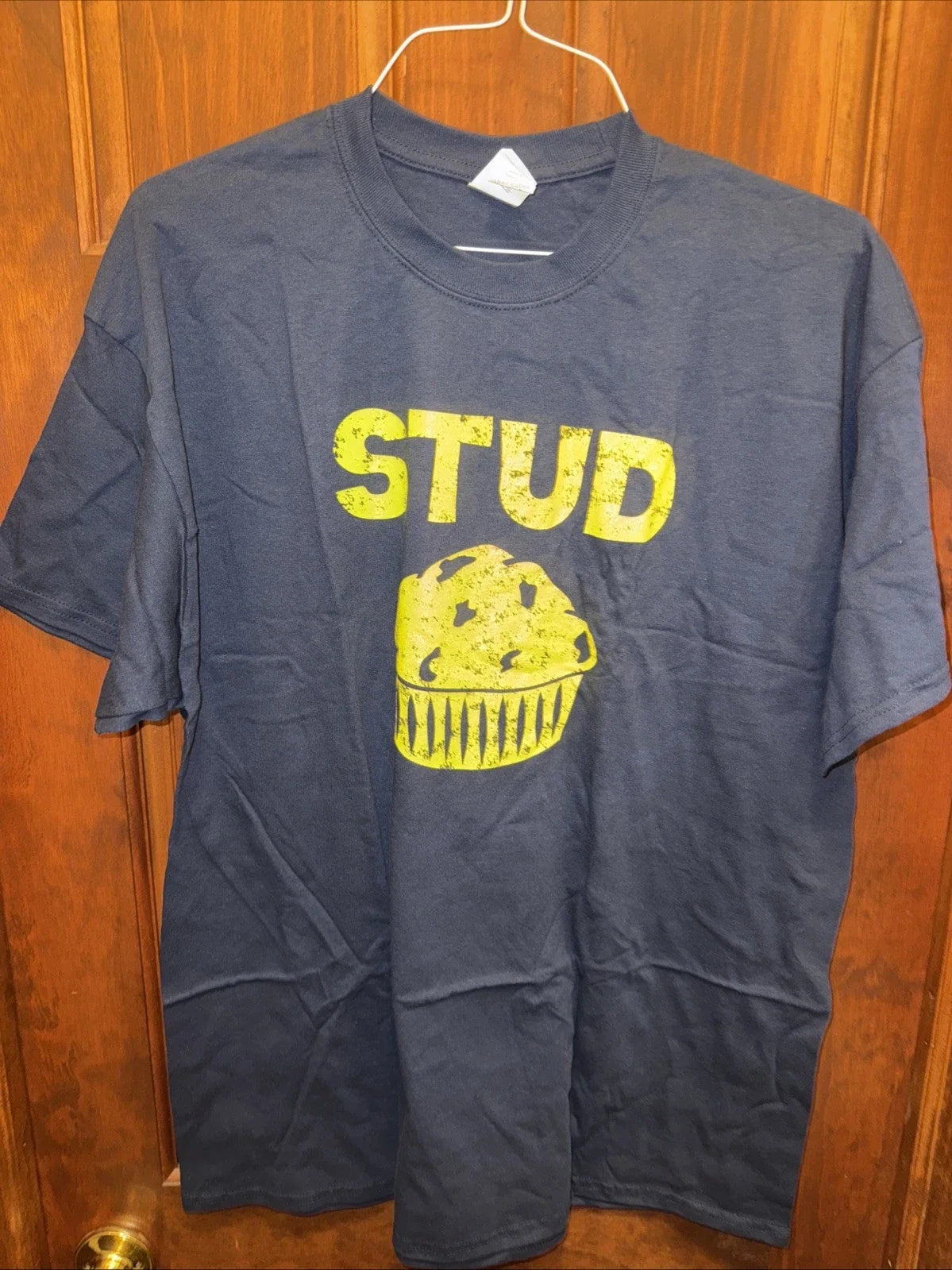 Mens Stud Muffin T Shirt Funny Graphic Tee for Guys Novelty Dad Joke Top Unisex T-shirt, Sweatshirt, Hoodie, Long Sleeve Tee - T-Shirt, Sweatshirt, Hoodie