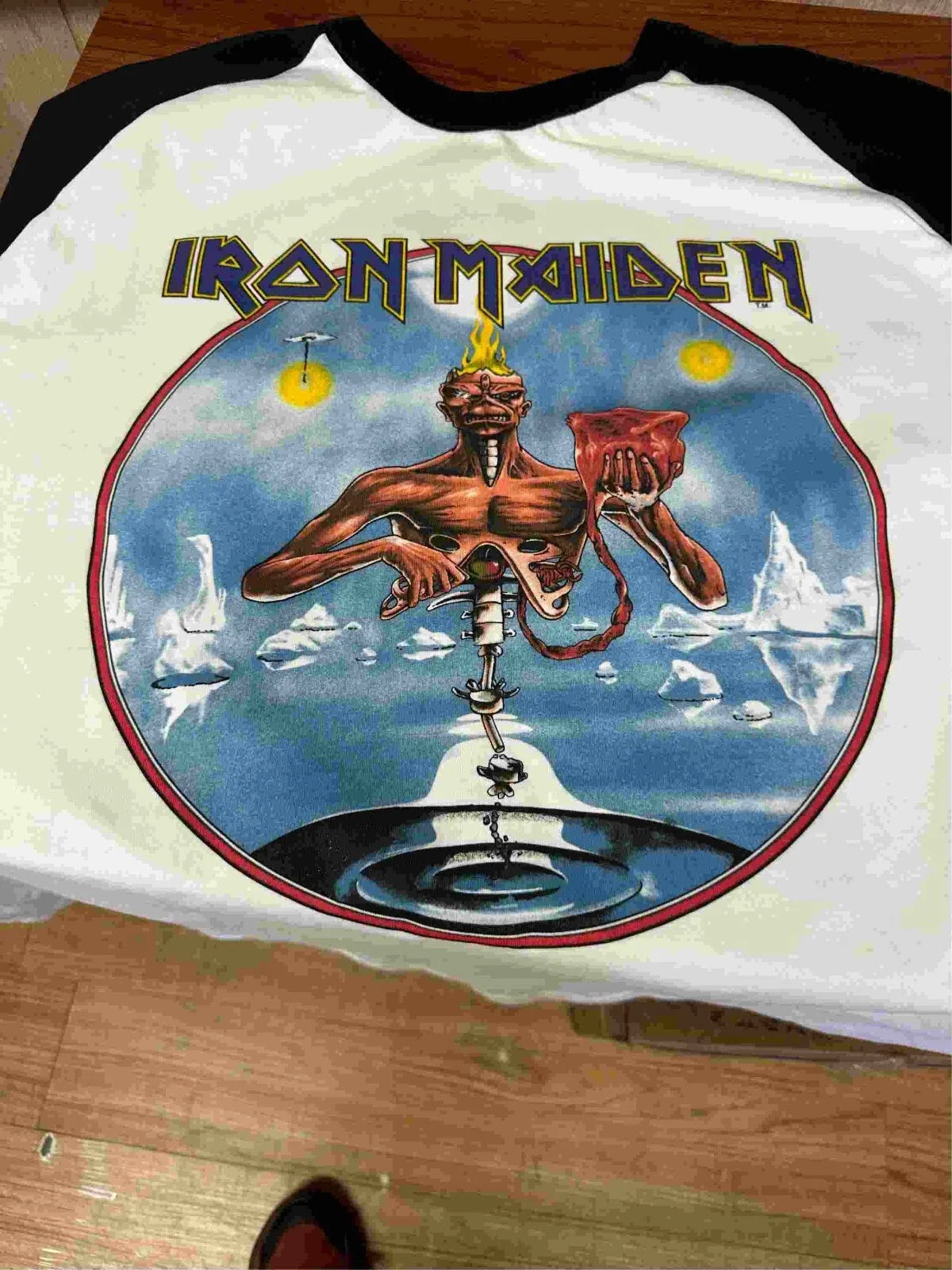 Iron Maiden European Tour 1988 Seventh Son of a Seventh Son Raglan S to 3XL Unisex T-shirt, Sweatshirt, Hoodie, Long Sleeve Tee - T-Shirt, Sweatshirt, Hoodie