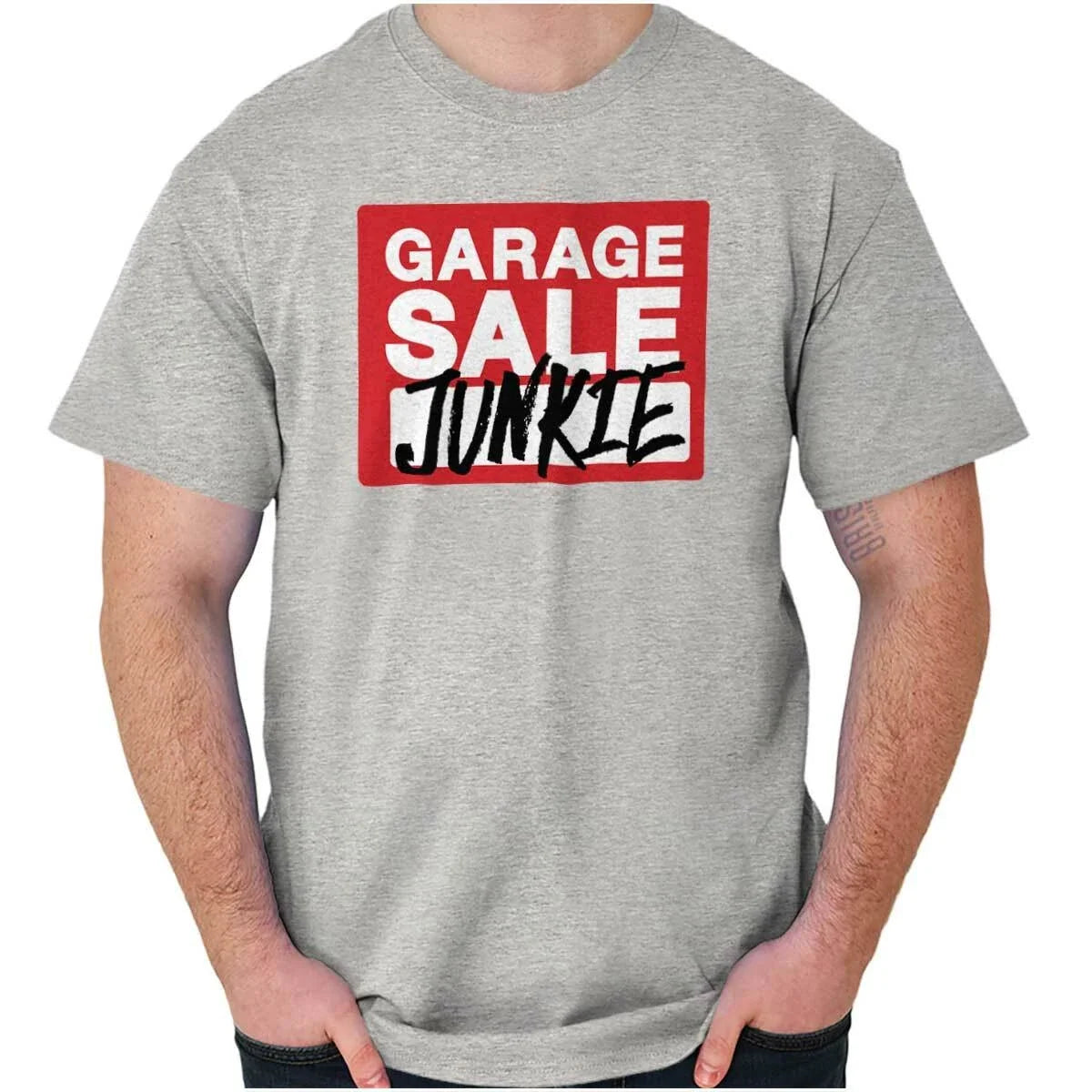 Funny Sarcastic Garage Sale Junkie Humor Womens or Mens Crewneck T Shirt Tee Unisex T-shirt, Sweatshirt, Hoodie, Long Sleeve Tee - T-Shirt, Sweatshirt, Hoodie
