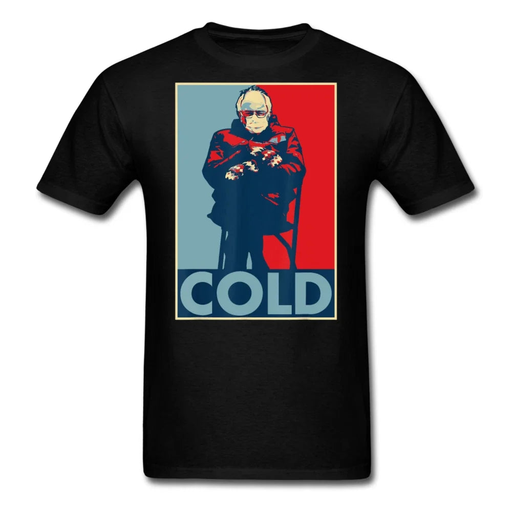 Bernie mittens meme bernie sanders cold inauguration funny T-Shirt Size S-6XL Unisex T-shirt, Sweatshirt, Hoodie, Long Sleeve Tee - T-Shirt, Sweatshirt, Hoodie