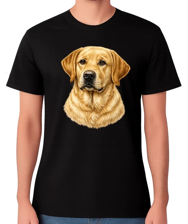 Golden Labrador Dog Portrait Unisex T-Shirt Cute Pet Lover Gift Tee Unisex T-shirt, Sweatshirt, Hoodie, Long Sleeve Tee - T-Shirt, Sweatshirt, Hoodie