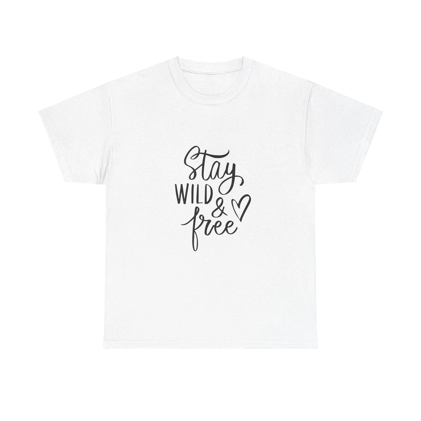 Stay Wild And Free Unisex Heavy Cotton Tee Unisex T-shirt, Sweatshirt, Hoodie, Long Sleeve Tee - T-Shirt, Sweatshirt, Hoodie