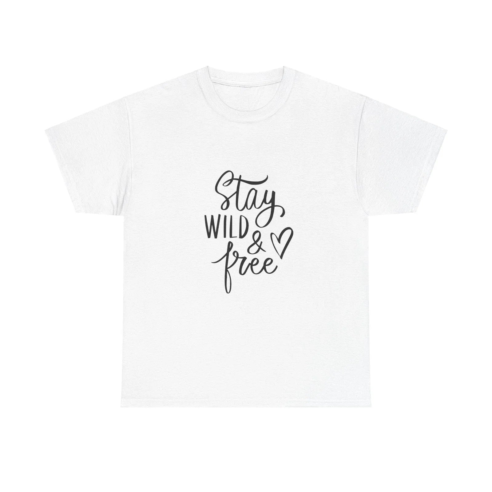 Stay Wild And Free Unisex Heavy Cotton Tee Unisex T-shirt, Sweatshirt, Hoodie, Long Sleeve Tee - T-Shirt, Sweatshirt, Hoodie