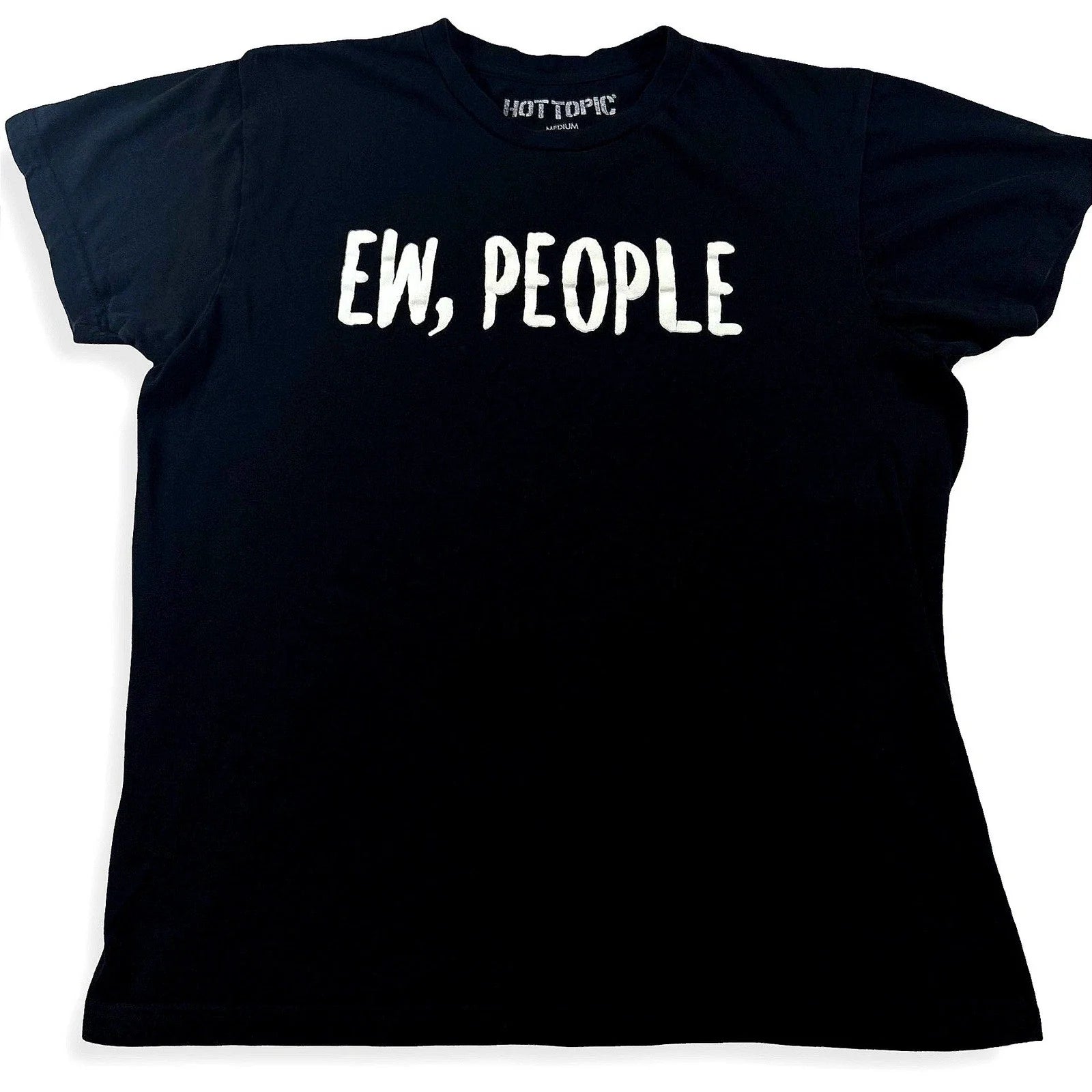 Hot Topic Ew People Graphic Tee Black Cotton Short Sleeve T-Shirt Mens Medium Unisex T-shirt, Sweatshirt, Hoodie, Long Sleeve Tee - T-Shirt, Sweatshirt, Hoodie