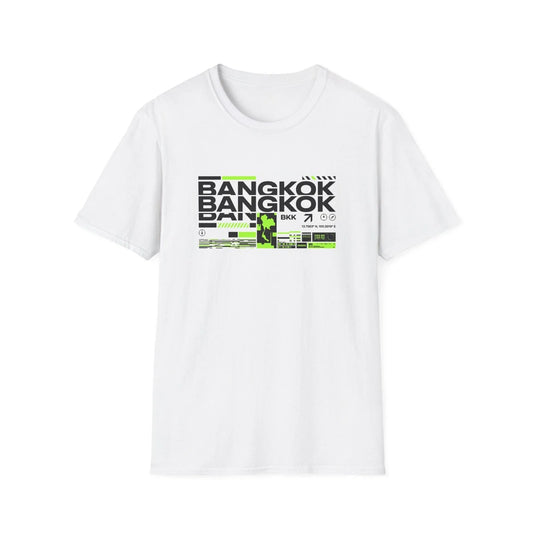 Bangkok Typography T-Shirt Thailand Asian Streetwear Graphic Tee Gift for Him Unisex T-shirt, Sweatshirt, Hoodie, Long Sleeve Tee - T-Shirt, Sweatshirt, Hoodie