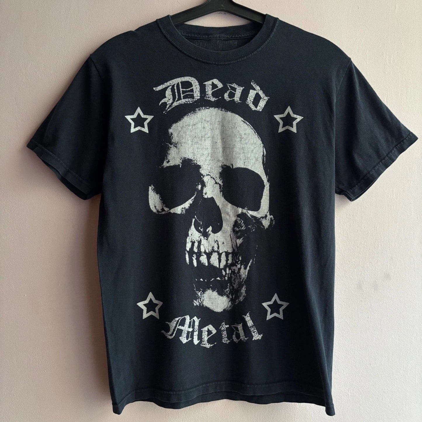 Vintage Y2K God Machine Dead Metal Skull Graphic T Shirt Black Size M Unisex T-shirt, Sweatshirt, Hoodie, Long Sleeve Tee - T-Shirt, Sweatshirt, Hoodie