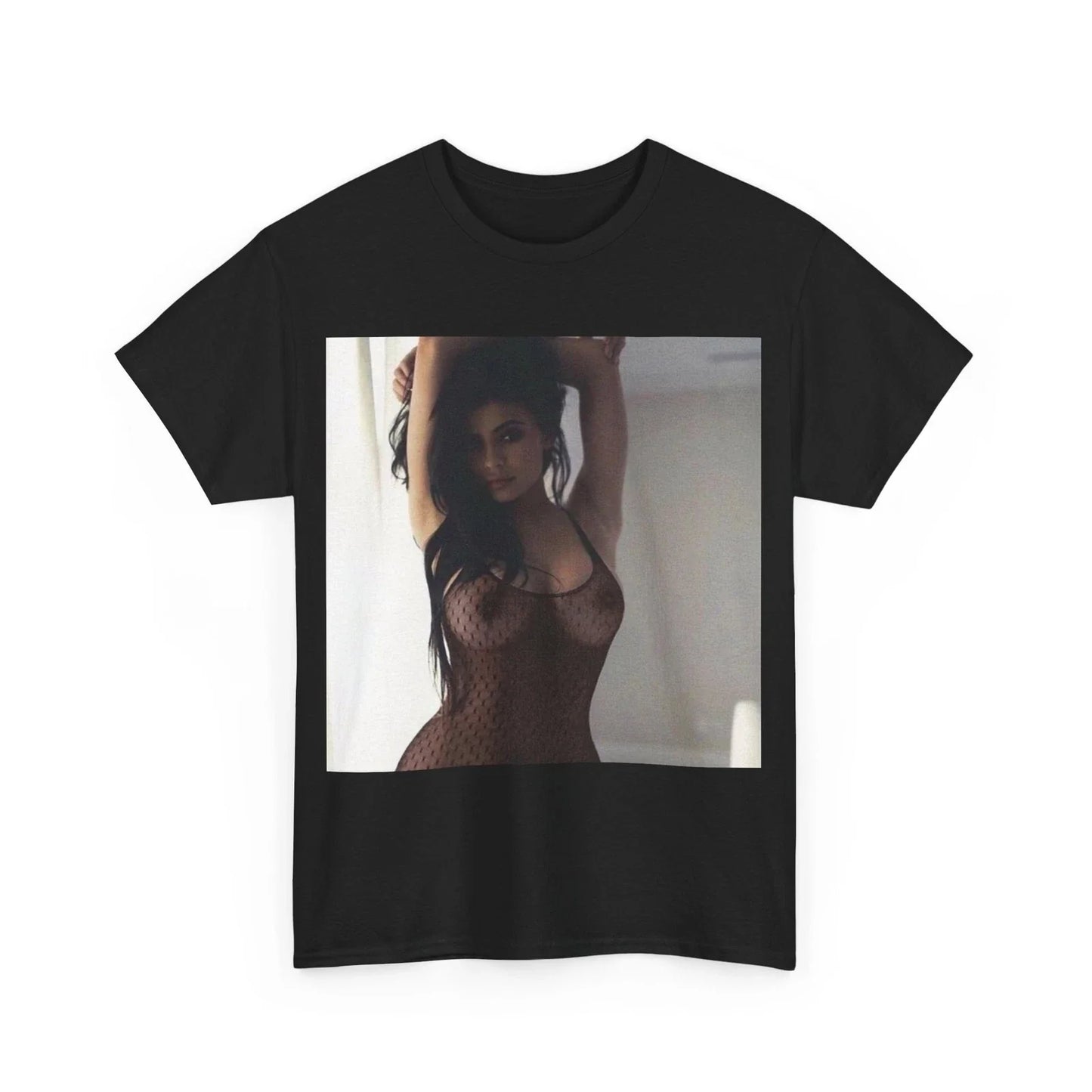 Kylie Jenner Unisex Tee, Celebrity Graphic Shirt, Trendy Cotton T-Shirt, Fashion Unisex T-shirt, Sweatshirt, Hoodie, Long Sleeve Tee - T-Shirt, Sweatshirt, Hoodie