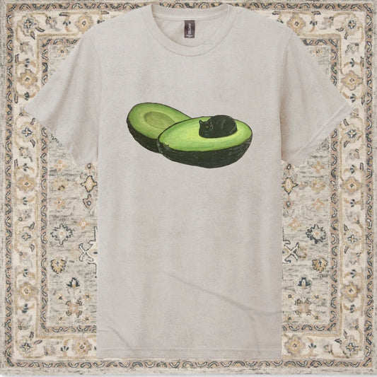 Avocado cat cute funny graphic tee vintage retro inspired New, Gildan size M Unisex T-shirt, Sweatshirt, Hoodie, Long Sleeve Tee - T-Shirt, Sweatshirt, Hoodie