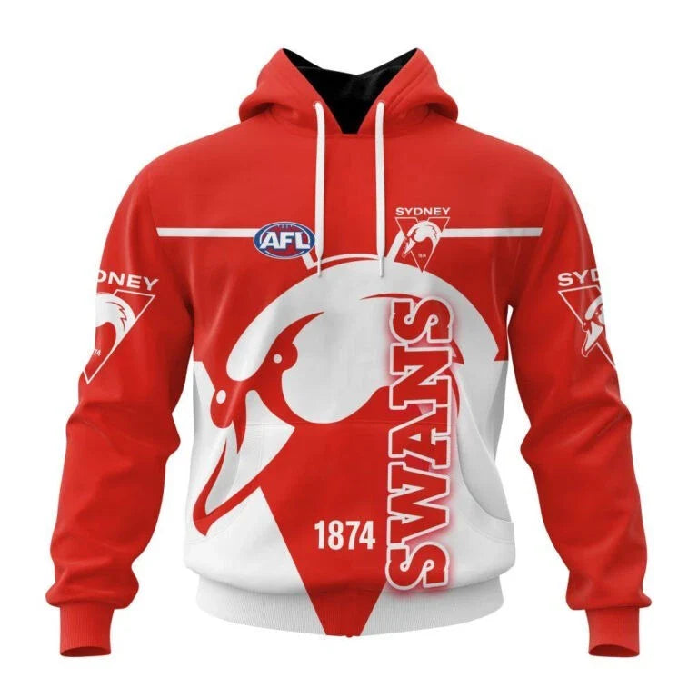 Sydney Swans | Special Design Concept Kits Unisex T-shirt, Sweatshirt, Hoodie, Long Sleeve Tee - T-Shirt, Sweatshirt, Hoodie