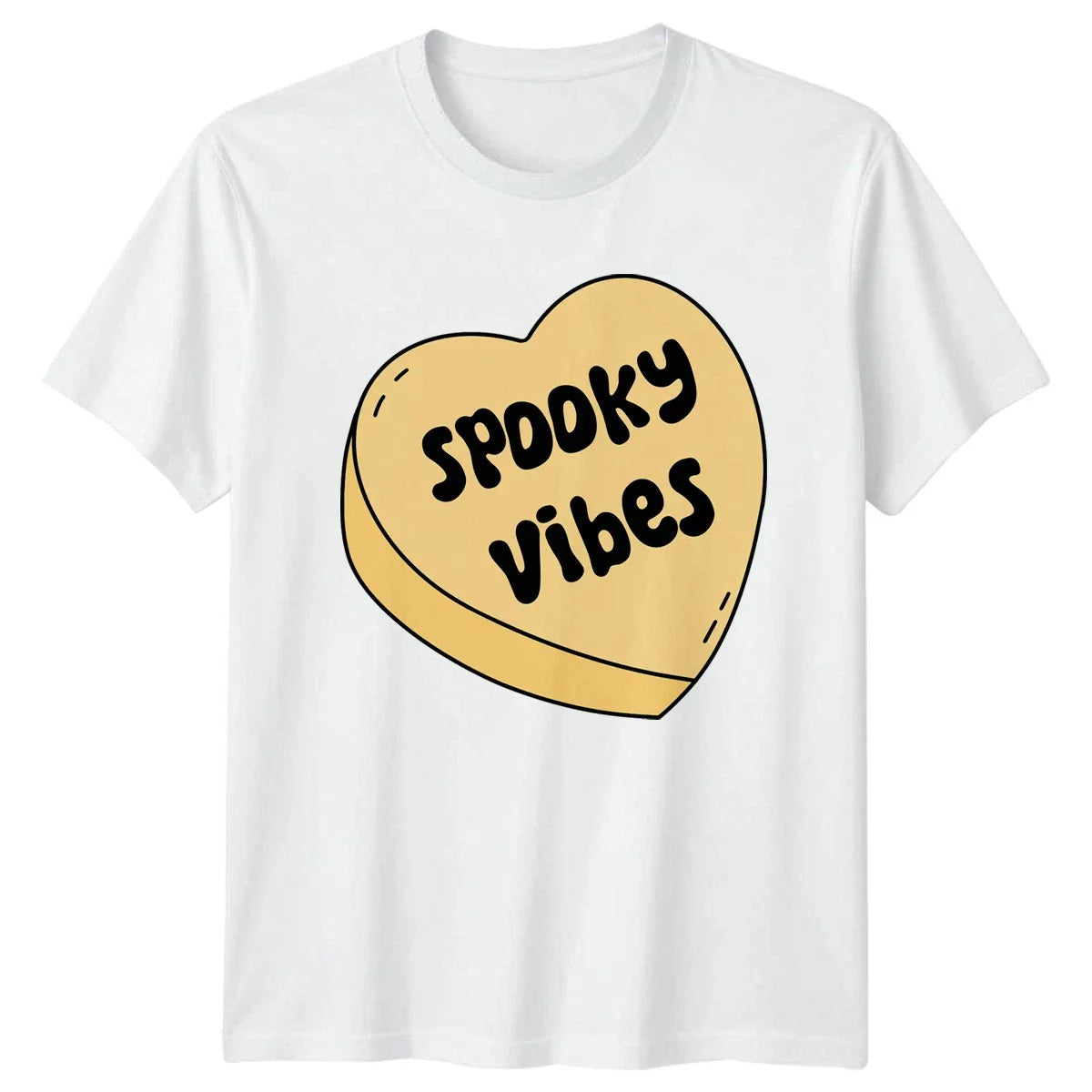 Spooky Vibes T-Shirt Halloween Humor Halloween Gift For Him And Her Unisex T-shirt, Sweatshirt, Hoodie, Long Sleeve Tee - T-Shirt, Sweatshirt, Hoodie