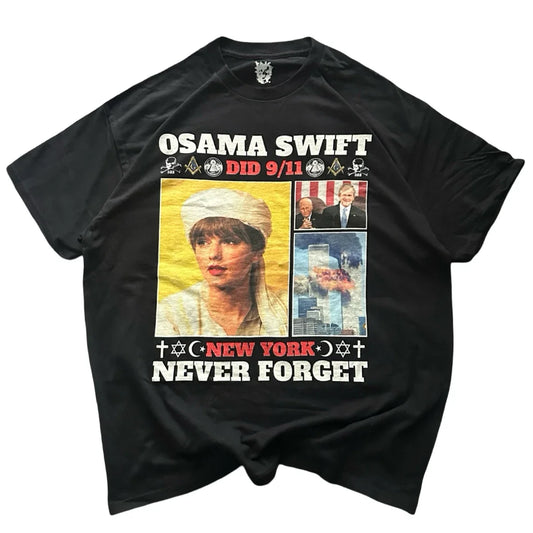 911 Osama Bin Laden George Bush Y2K Grunge T-shirt Unisex T-shirt, Sweatshirt, Hoodie, Long Sleeve Tee - T-Shirt, Sweatshirt, Hoodie