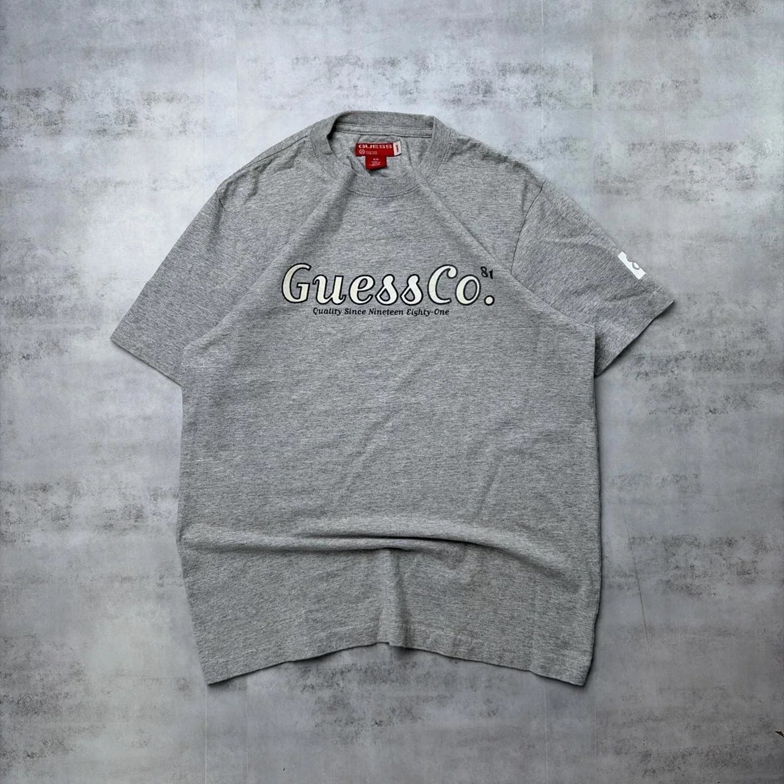 Y2K Grey Guess Grunge Skater T-Shirt Unisex T-shirt, Sweatshirt, Hoodie, Long Sleeve Tee - T-Shirt, Sweatshirt, Hoodie