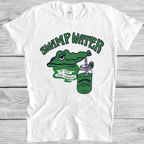 Swamp Water T Shirt Music Punk Rock Cartoon Alligator Worn Cool Gift Tee M327 Unisex T-shirt, Sweatshirt, Hoodie, Long Sleeve Tee - T-Shirt, Sweatshirt, Hoodie
