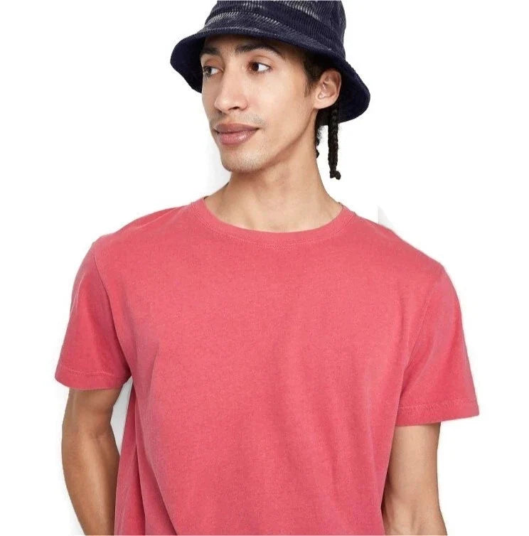 Unisex Faded Red T-Shirt Soft Cotton Basic Tee Casual Everyday Minimalist Unisex T-shirt, Sweatshirt, Hoodie, Long Sleeve Tee - T-Shirt, Sweatshirt, Hoodie