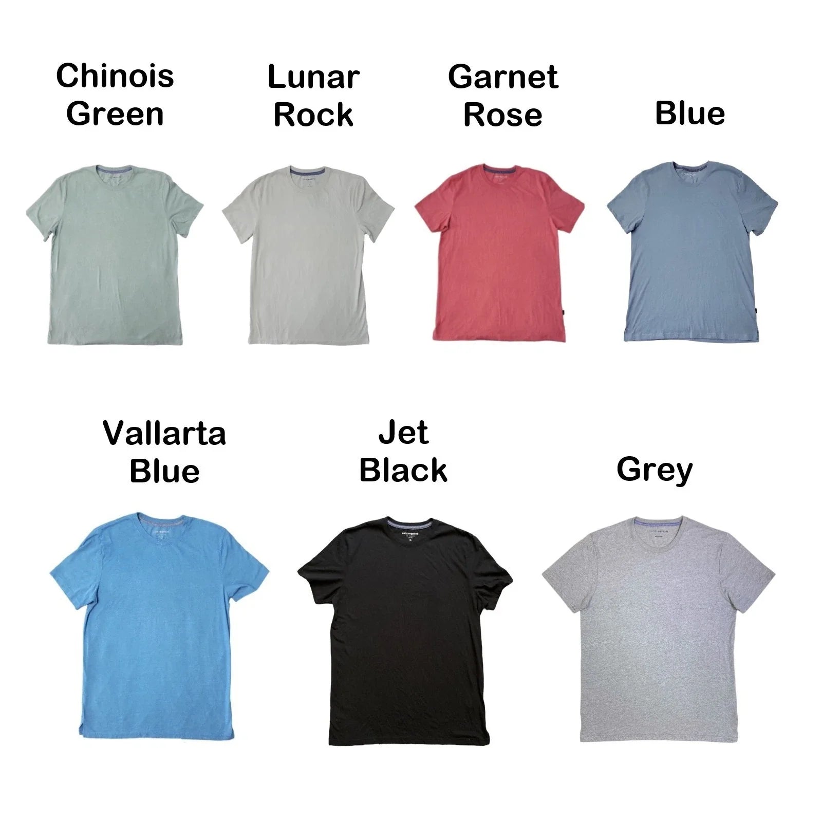 Lucky Brand Crewneck Ribbed Collar Side Slip Hem Short Sleeve Jersey Tee Unisex T-shirt, Sweatshirt, Hoodie, Long Sleeve Tee - T-Shirt, Sweatshirt, Hoodie