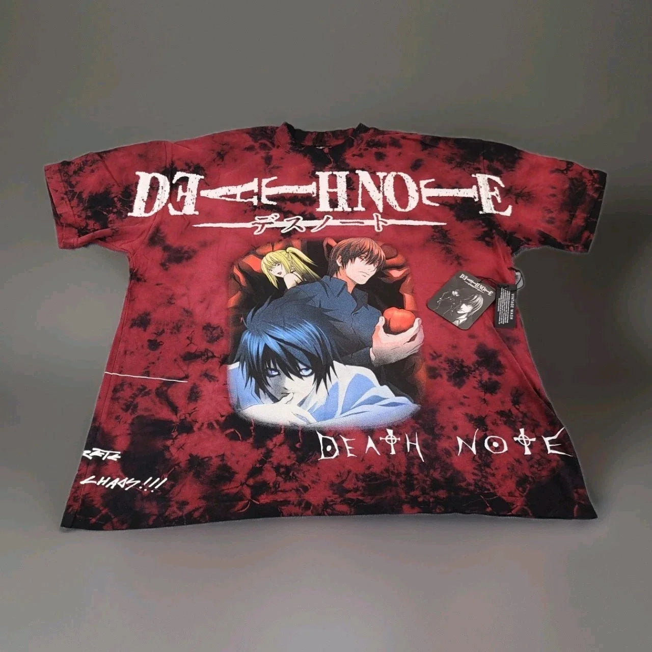 Civil Regime Death Note American Classic Oversized Lava Wash Tee Adult Large NWT Unisex T-shirt, Sweatshirt, Hoodie, Long Sleeve Tee - T-Shirt, Sweatshirt, Hoodie