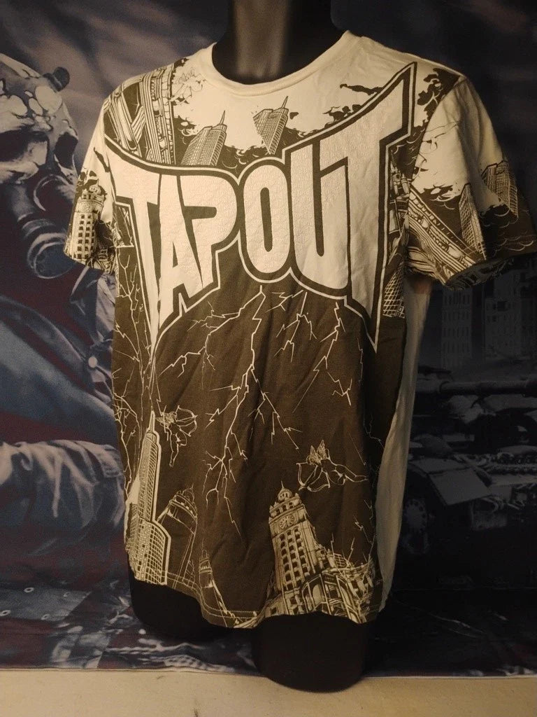 Vintage 2000s Tapout AOP Graphic Tee Size Medium Unisex T-shirt, Sweatshirt, Hoodie, Long Sleeve Tee - T-Shirt, Sweatshirt, Hoodie