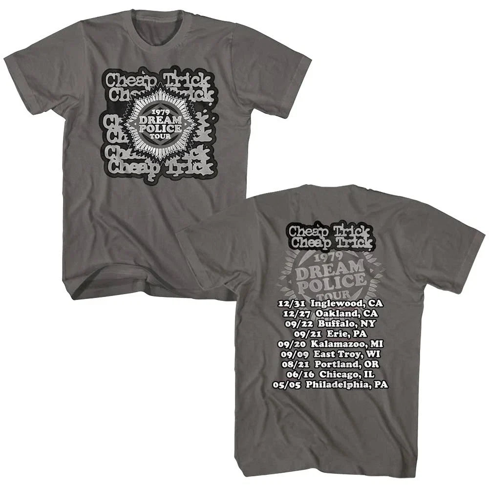 Cheap Trick Dream Police US Tour 1979 Mens T Shirt Rock Band Vintage Album Merch Unisex T-shirt, Sweatshirt, Hoodie, Long Sleeve Tee - T-Shirt, Sweatshirt, Hoodie
