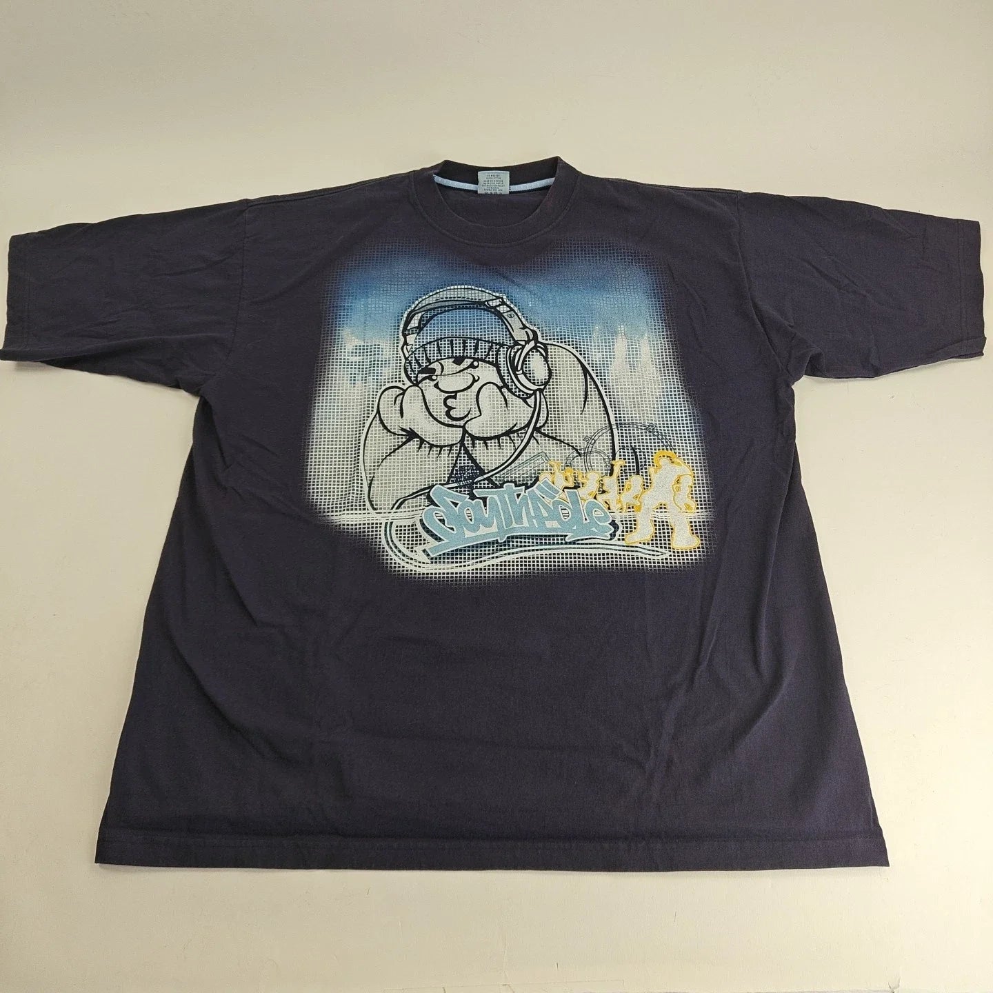 Y2K Southpole DJ Hip-Hop Blue Tshirt Mens XXL Streetwear Graphic Unisex T-shirt, Sweatshirt, Hoodie, Long Sleeve Tee - T-Shirt, Sweatshirt, Hoodie