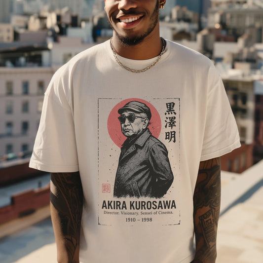 Akira Kurosawa Shirt Vintage Japanese Film Tee Director Graphic Movie Gift Unisex T-shirt, Sweatshirt, Hoodie, Long Sleeve Tee - T-Shirt, Sweatshirt, Hoodie