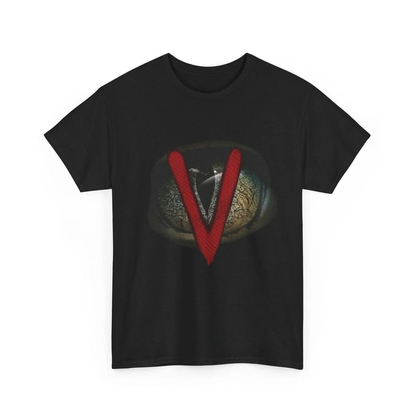Reptilian Alien Tee, V The Visitors Shirt, 80's TV Series Tee, Retro Sci-Fi Gift Unisex T-shirt, Sweatshirt, Hoodie, Long Sleeve Tee - T-Shirt, Sweatshirt, Hoodie
