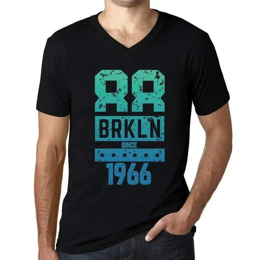 Men's Graphic T-Shirt V Neck Brkln Since 1966 58th Birthday Anniversary 58 Year Unisex T-shirt, Sweatshirt, Hoodie, Long Sleeve Tee - T-Shirt, Sweatshirt, Hoodie