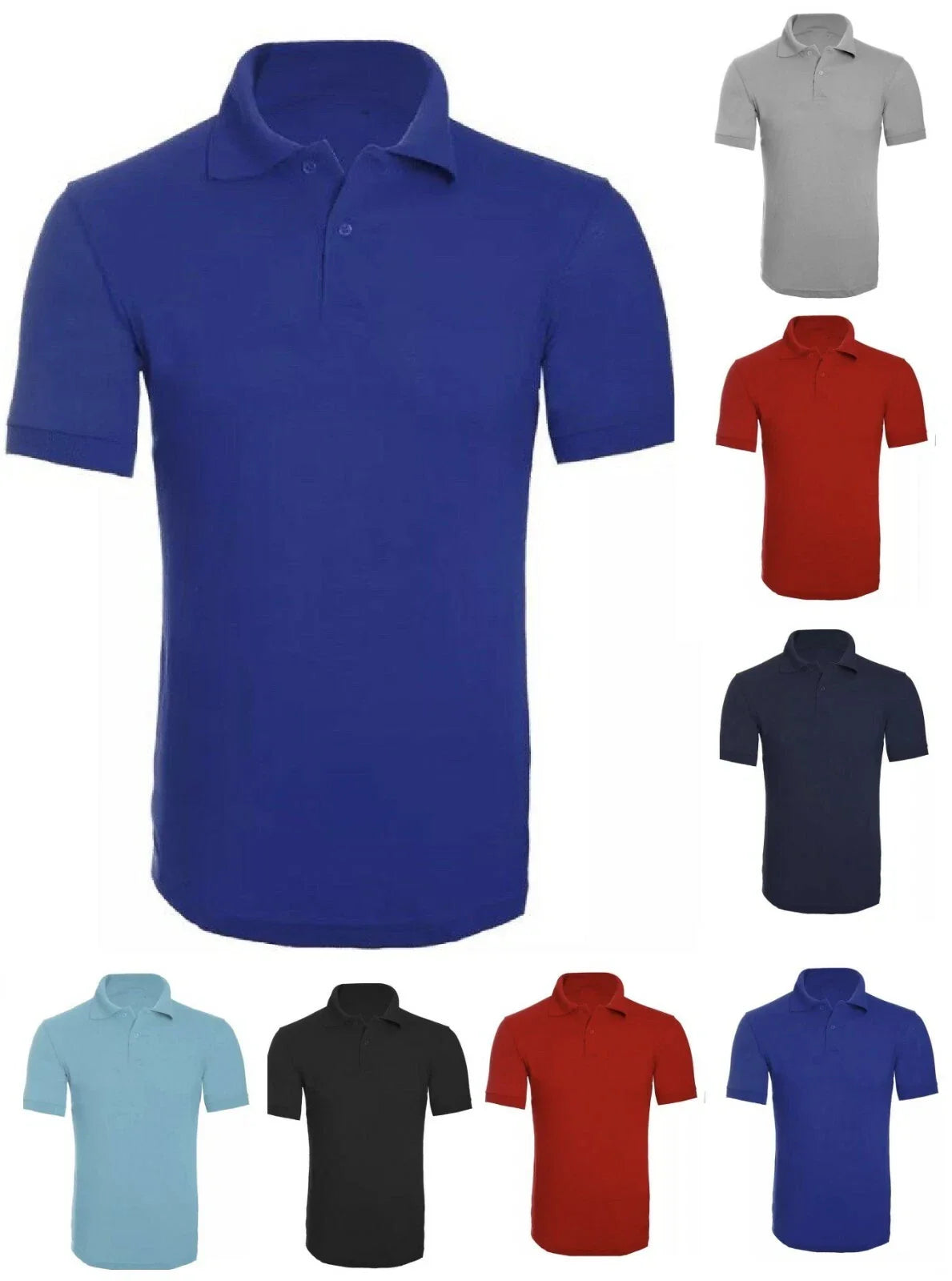 Mens Plain POLO T-shirt Mens Crew Neck T-Shirts Tee Top Cotton mix Quality m-2xl Unisex T-shirt, Sweatshirt, Hoodie, Long Sleeve Tee - T-Shirt, Sweatshirt, Hoodie