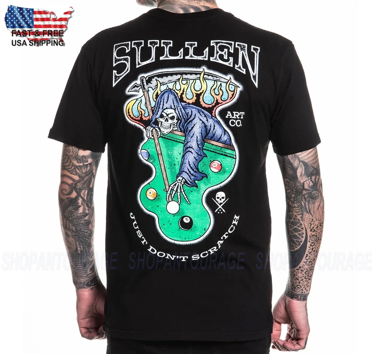 Sullen Art Collective Don`T Scratch Premium SCM8114 Short Sleeve T-shirt For Men Unisex T-shirt, Sweatshirt, Hoodie, Long Sleeve Tee - T-Shirt, Sweatshirt, Hoodie