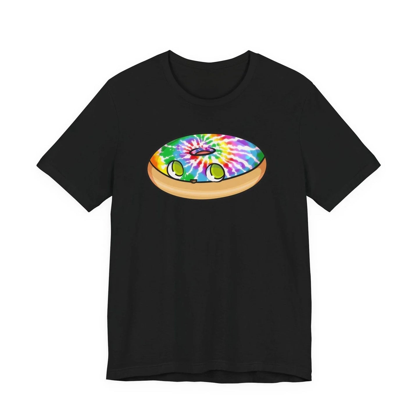 Rainbow Tie Dye Shirt - Cute Donut Shirt - Colorful Gift Unisex T-shirt, Sweatshirt, Hoodie, Long Sleeve Tee - T-Shirt, Sweatshirt, Hoodie