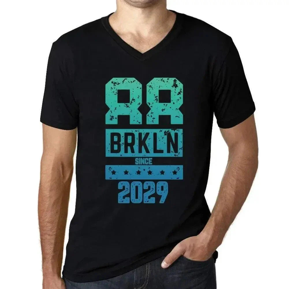 Men's Graphic T-Shirt V Neck Brkln Since 2029 Eco-Friendly Limited Edition Unisex T-shirt, Sweatshirt, Hoodie, Long Sleeve Tee - T-Shirt, Sweatshirt, Hoodie