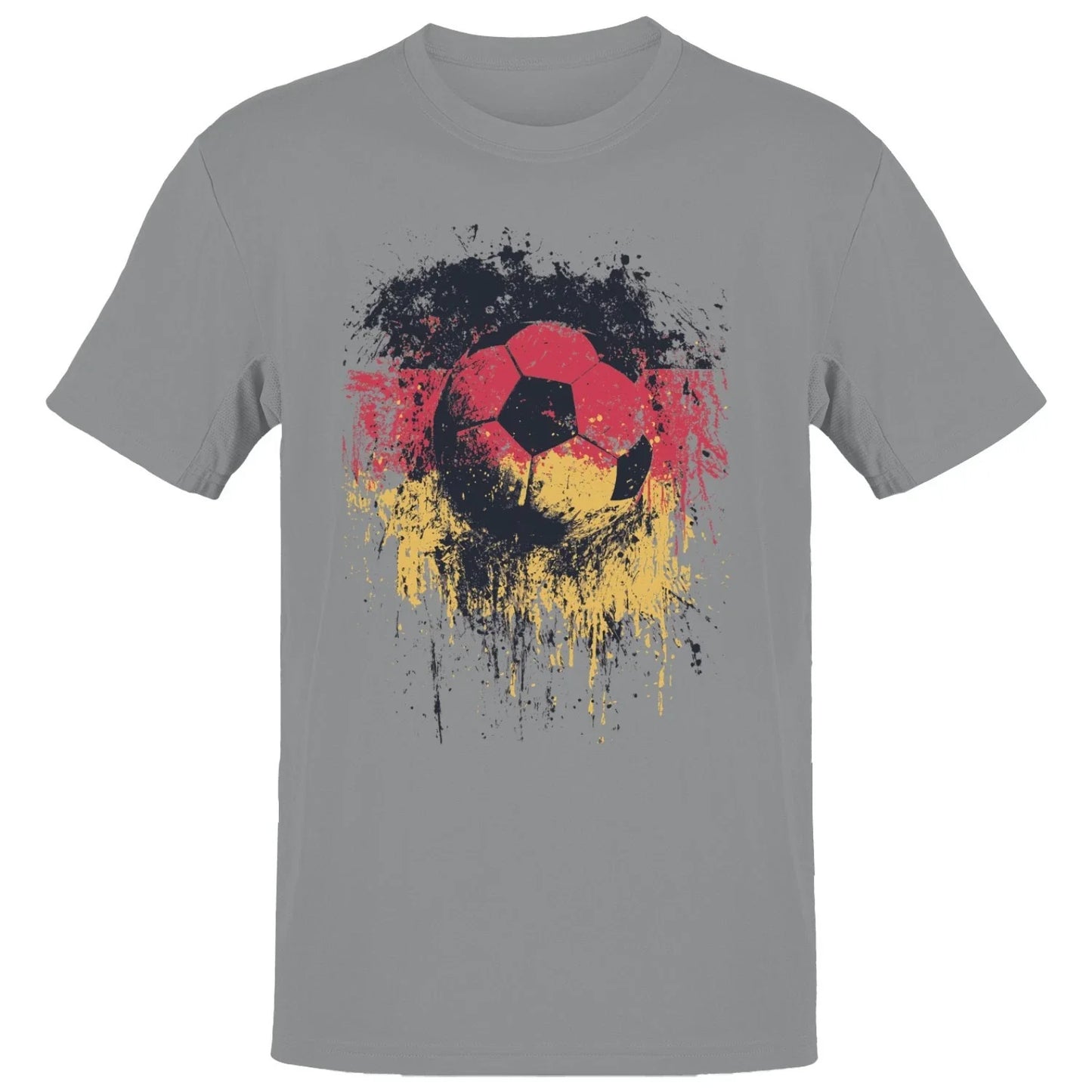 Germany Soccer Splatter Men's T-shirt Unisex T-shirt, Sweatshirt, Hoodie, Long Sleeve Tee - T-Shirt, Sweatshirt, Hoodie