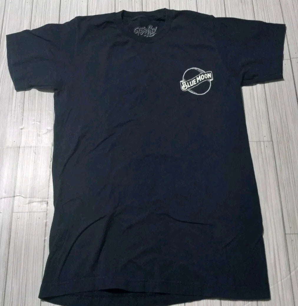 Blue Moon Beer Navy Size Small Double Sided Luv - Adult & Kids T-Shirts, Sweatshirts & Hoodies apparel design preview 1