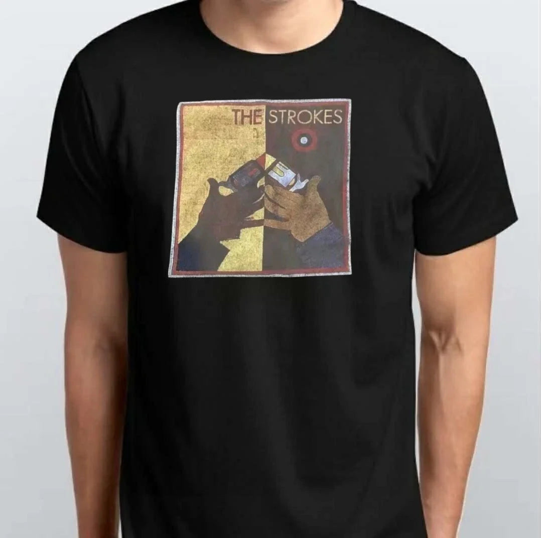The Strokes Room on Fire 2003 T-SHIRT S M L XL XXL 3 4 XL Black Unisex T-shirt, Sweatshirt, Hoodie, Long Sleeve Tee - T-Shirt, Sweatshirt, Hoodie