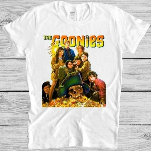 The Goonies T Shirt Cult Movie Never Say Die Film Vintage Cool Gift Tee M198 Unisex T-shirt, Sweatshirt, Hoodie, Long Sleeve Tee - T-Shirt, Sweatshirt, Hoodie