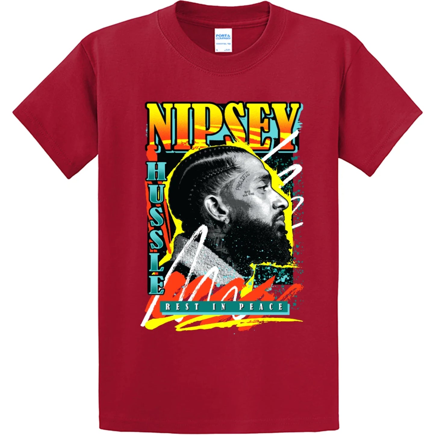 NEW STREETWEAR ON DEMAND RAP GOAT 90s RIP RED Tee Shirt SM-4XLARGE MADE IN USA Unisex T-shirt, Sweatshirt, Hoodie, Long Sleeve Tee - T-Shirt, Sweatshirt, Hoodie