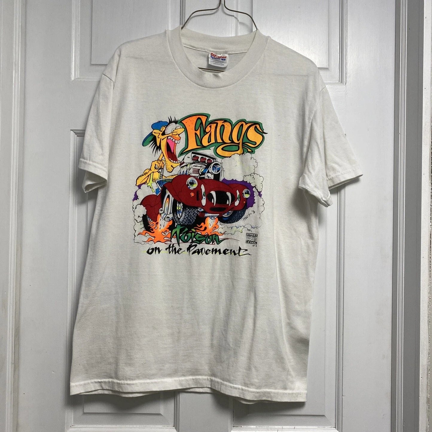 Vintage Street Lethal T Shirt Street Freaks FANGS  Cobra 1996 Art Cartoon Size M Unisex T-shirt, Sweatshirt, Hoodie, Long Sleeve Tee - T-Shirt, Sweatshirt, Hoodie