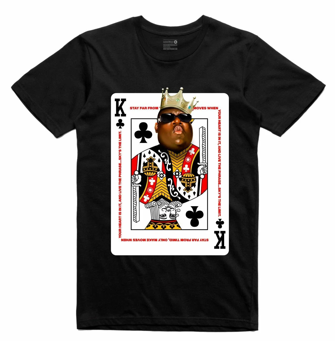 NEW Streetwear on Demand DECK OF CARDS NOTORIOUS BLACK Tee Shirt SMALL-3XLARGE Unisex T-shirt, Sweatshirt, Hoodie, Long Sleeve Tee - T-Shirt, Sweatshirt, Hoodie