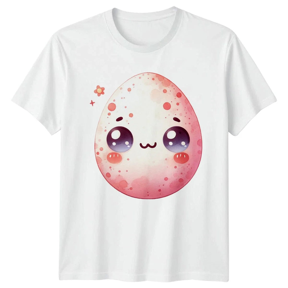 Cute Spotted Kawaii Easter Egg T-Shirt Adorable Character Spring Gift Unisex T-shirt, Sweatshirt, Hoodie, Long Sleeve Tee - T-Shirt, Sweatshirt, Hoodie