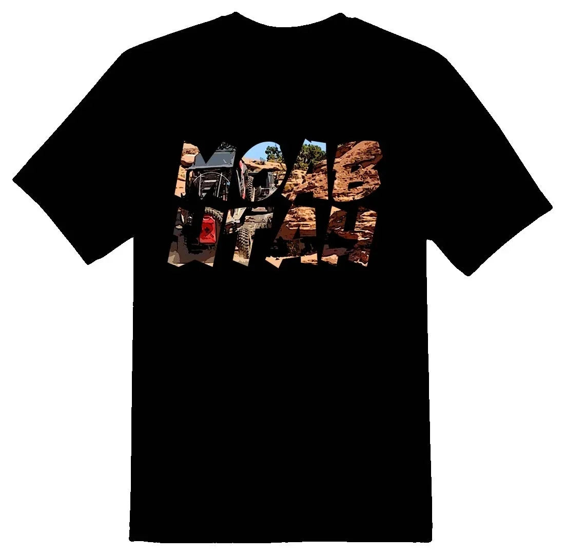 Moab Utah metal masher mirror gulch utv atv  black or white tee Unisex T-shirt, Sweatshirt, Hoodie, Long Sleeve Tee - T-Shirt, Sweatshirt, Hoodie