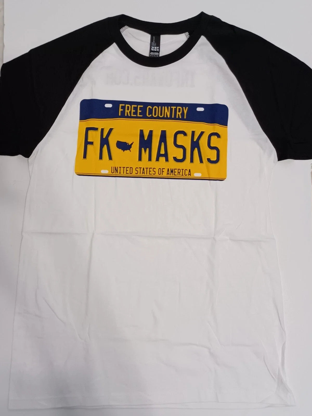 Infowars Free Country FK Masks USA Men's White T-Shirt Size Medium Unisex T-shirt, Sweatshirt, Hoodie, Long Sleeve Tee - T-Shirt, Sweatshirt, Hoodie