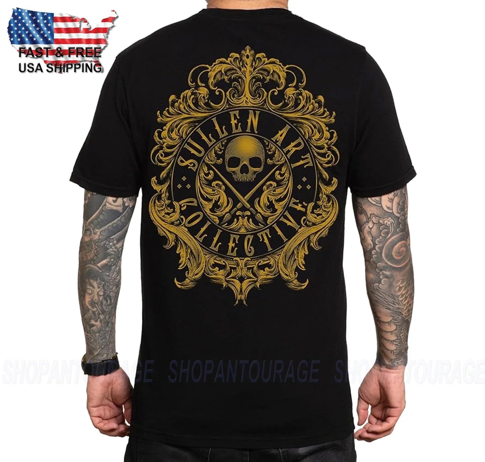 Sullen Art Collective Filigrana Premium Fit SCM6140 T-Shirt da Uomo Unisex T-shirt, Sweatshirt, Hoodie, Long Sleeve Tee - T-Shirt, Sweatshirt, Hoodie