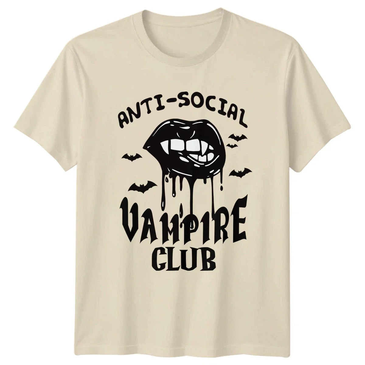 Anti-Social Vampire Club T-Shirt Gothic Horror Halloween Vampire Halloween Gift Unisex T-shirt, Sweatshirt, Hoodie, Long Sleeve Tee - T-Shirt, Sweatshirt, Hoodie