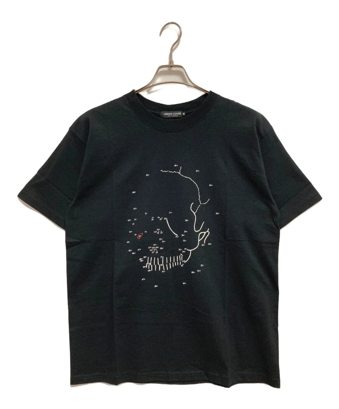 UNDERCOVER / (Undercover) Pixel Art Skull Print T-Shirt/ Black/ Size: M Unisex T-shirt, Sweatshirt, Hoodie, Long Sleeve Tee - T-Shirt, Sweatshirt, Hoodie