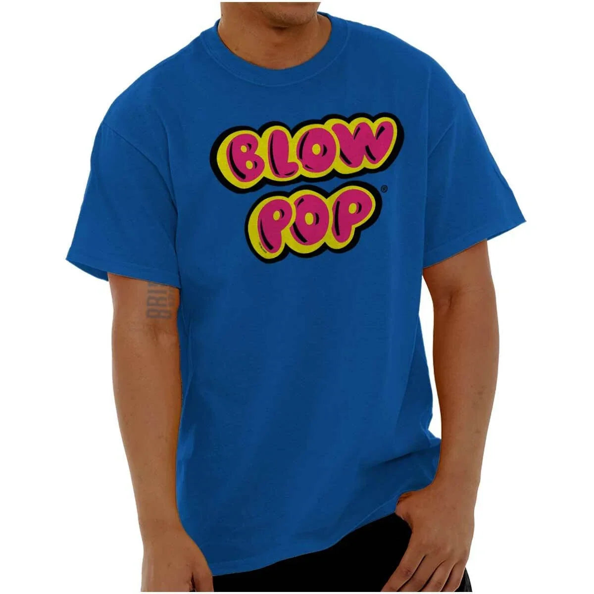 Retro Charms Blow Pop Logo Candy Lollipop Womens or Mens Crewneck T Shirt Tee Unisex T-shirt, Sweatshirt, Hoodie, Long Sleeve Tee - T-Shirt, Sweatshirt, Hoodie