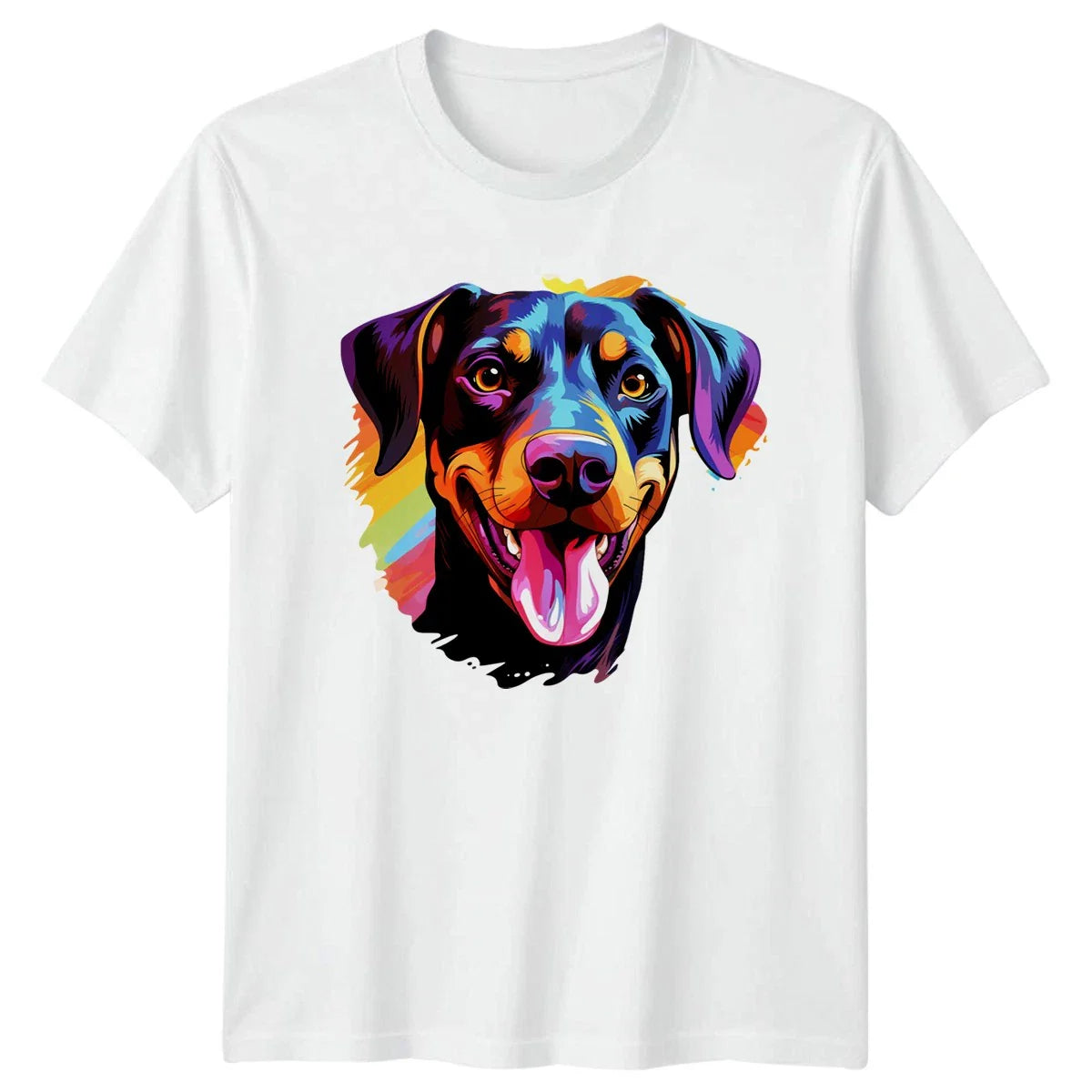 Colorful Rottweiler Dog T-Shirt Pet Lover Gift For Him And Her Unisex T-shirt, Sweatshirt, Hoodie, Long Sleeve Tee - T-Shirt, Sweatshirt, Hoodie