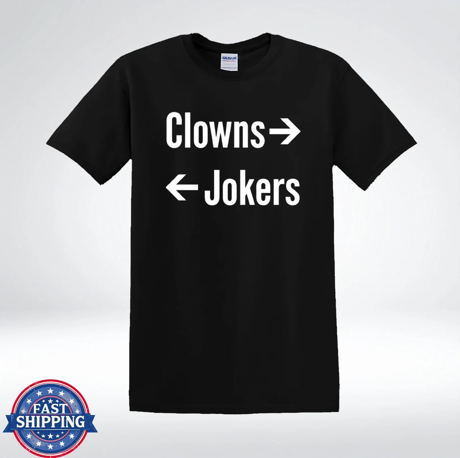 Clowns Jokers Arrow Shirt Funny Sarcastic Minimal Meme T-Shirt Unisex T-shirt, Sweatshirt, Hoodie, Long Sleeve Tee - T-Shirt, Sweatshirt, Hoodie