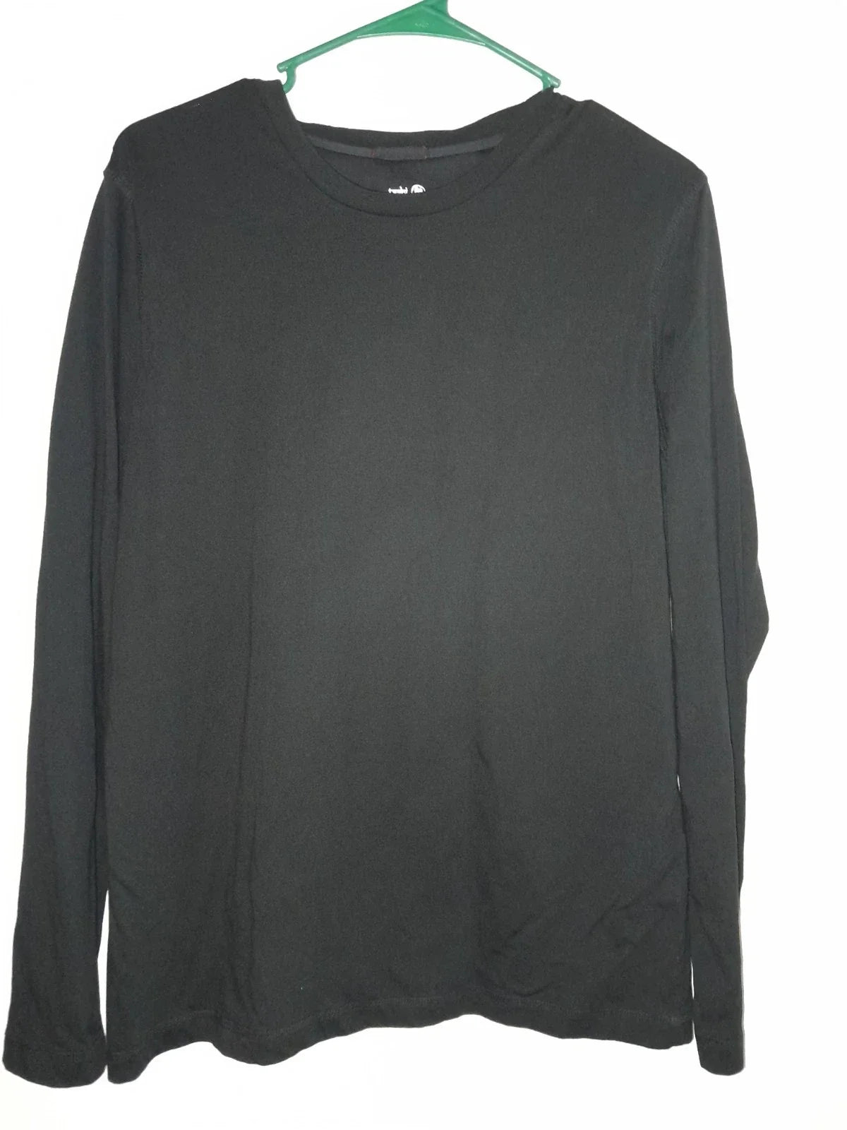 Tashi Tshirt Black Knit Crew Long Sleeve M Medium Soft Blokecore Minimalist Unisex T-shirt, Sweatshirt, Hoodie, Long Sleeve Tee - T-Shirt, Sweatshirt, Hoodie