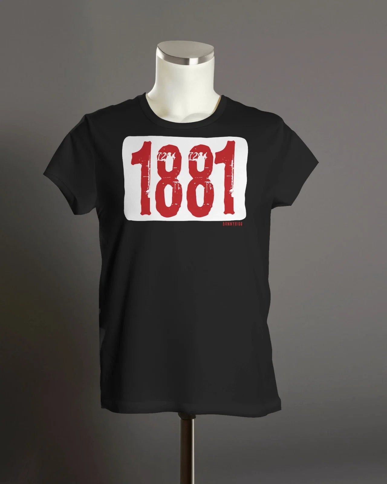 BONNYRIGG Rose 1881 T Shirt | Founded | Organic Unisex | Grunge Unisex T-shirt, Sweatshirt, Hoodie, Long Sleeve Tee - T-Shirt, Sweatshirt, Hoodie