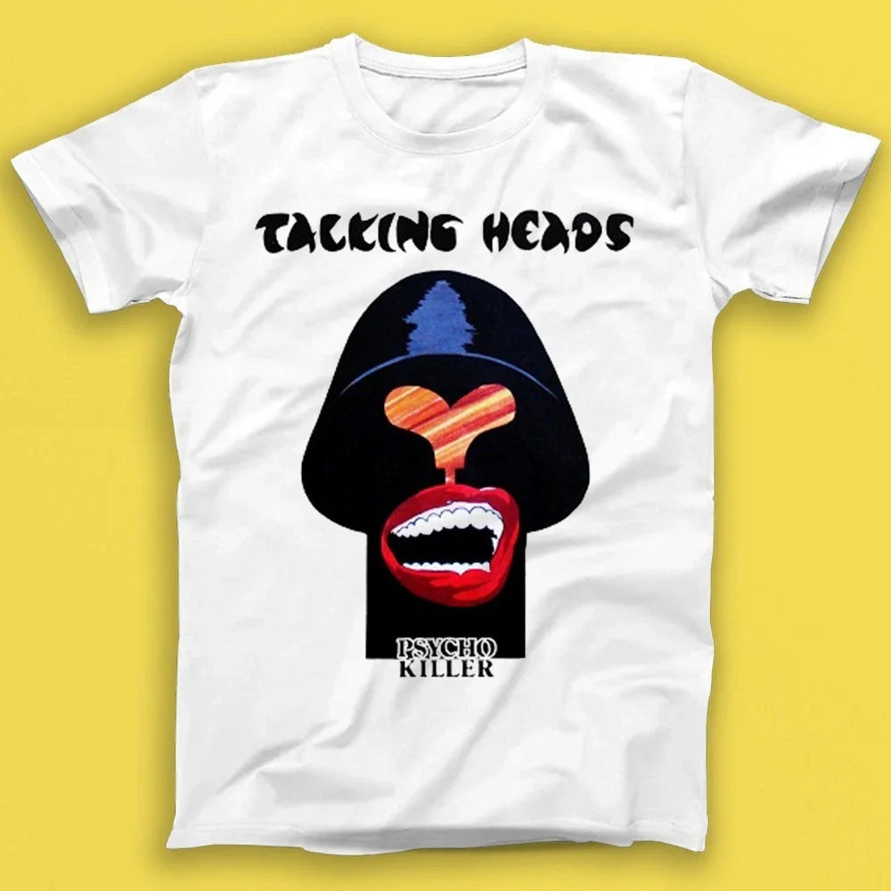 Talking Heads Psycho Killer French Version Music Gift Tee Tshirt T1699 Unisex T-shirt, Sweatshirt, Hoodie, Long Sleeve Tee - T-Shirt, Sweatshirt, Hoodie